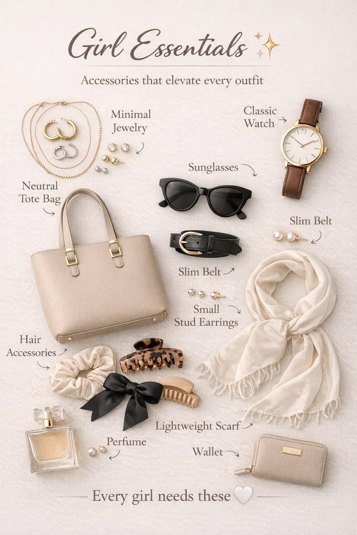 Basic Fashion Accessories Every Girl Must Own ✨